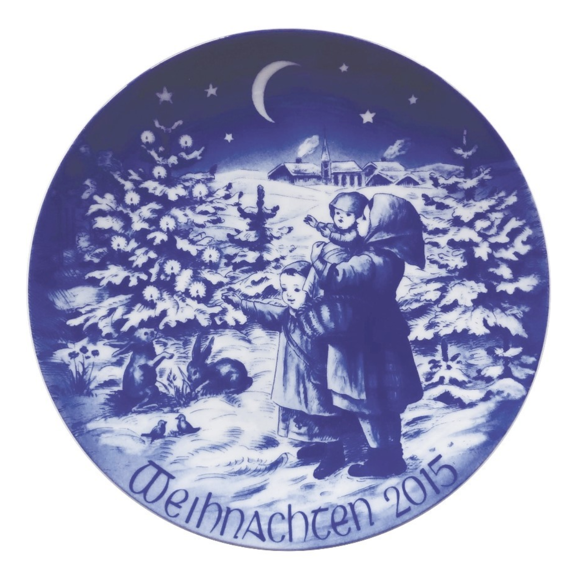 2015 Bareuther Christmas Plate