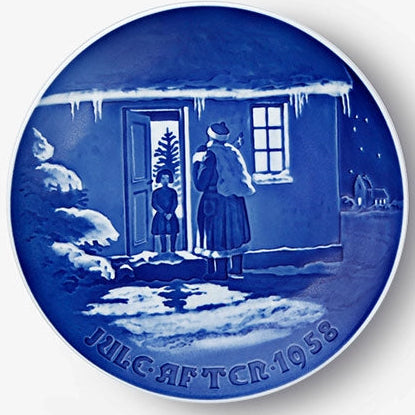 1958 빙 앤 그뢴달 크리스마스 접시