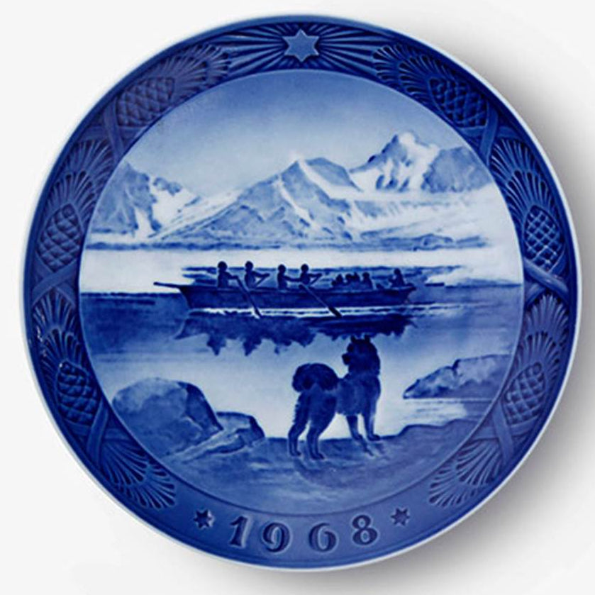 1968年皇家哥本哈根圣诞盘