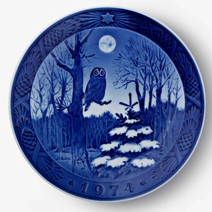 1974年皇家哥本哈根圣诞纪念盘