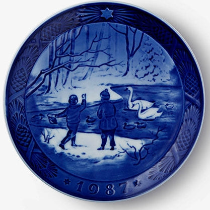 1987 로얄 코펜하겐 크리스마스 접시