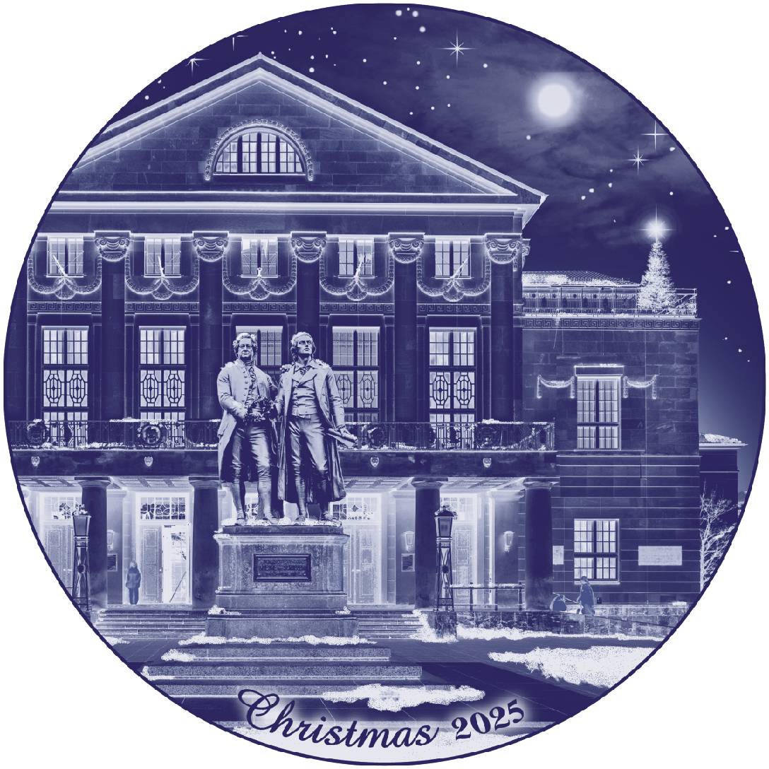 2025 Berlin Design Christmas Plate English Text