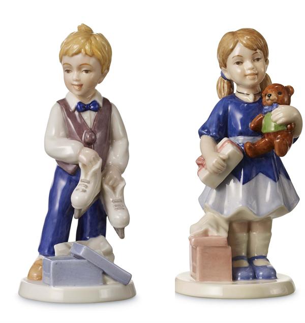 2009 Royal Copenhagen Annual Figurines, Sarah & Lucas