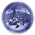 1967 Royal Copenhagen Christmas Plate