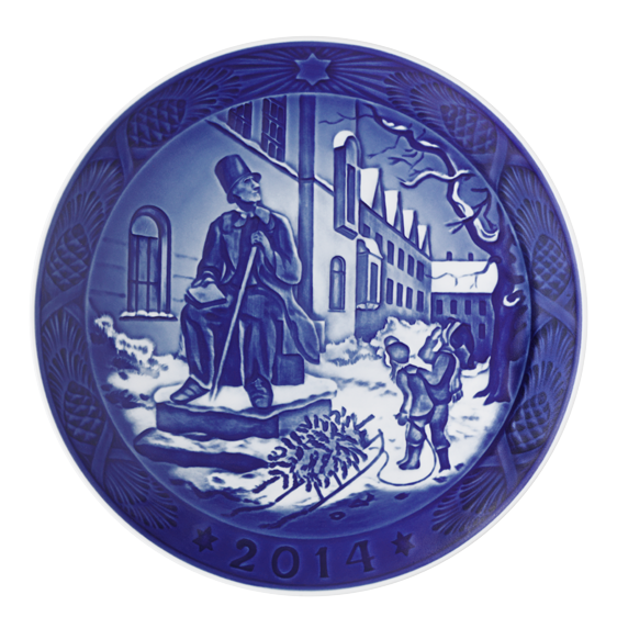 2014 Royal Copenhagen Christmas Plate