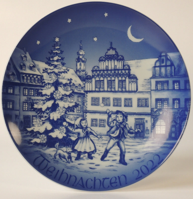 2022 Bareuther Christmas Plate