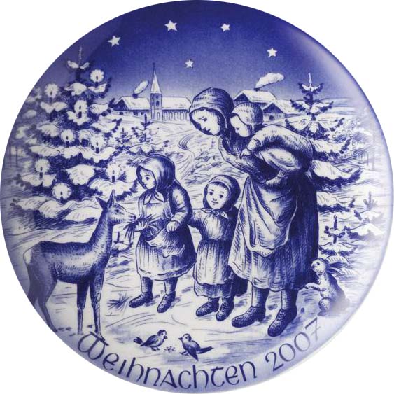 2007 Bareuther Christmas Plate