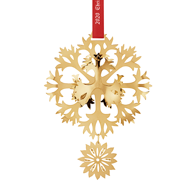 2020 Georg Jensen Christmas Mobile Ornament Gold Color