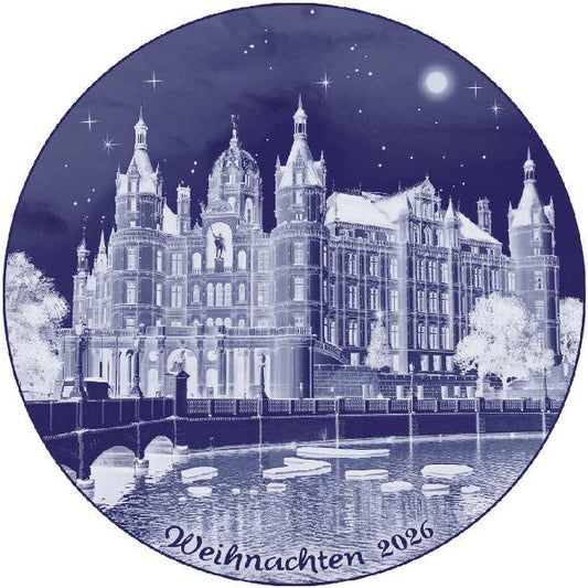 2026 Berlin Design Christmas Plate, German Text