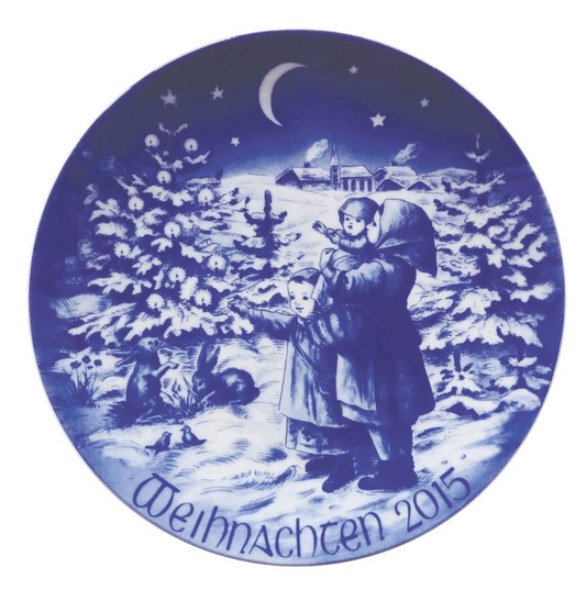 2015 Bareuther Christmas Plate