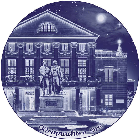 2025  Berlin Design Christmas Plate, German Text