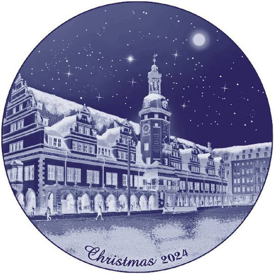 2024 Berlin Design Weihnachtsteller mit englischem Text