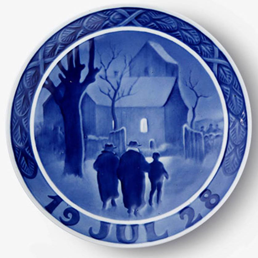 1928 Royal Copenhagen Christmas Plate