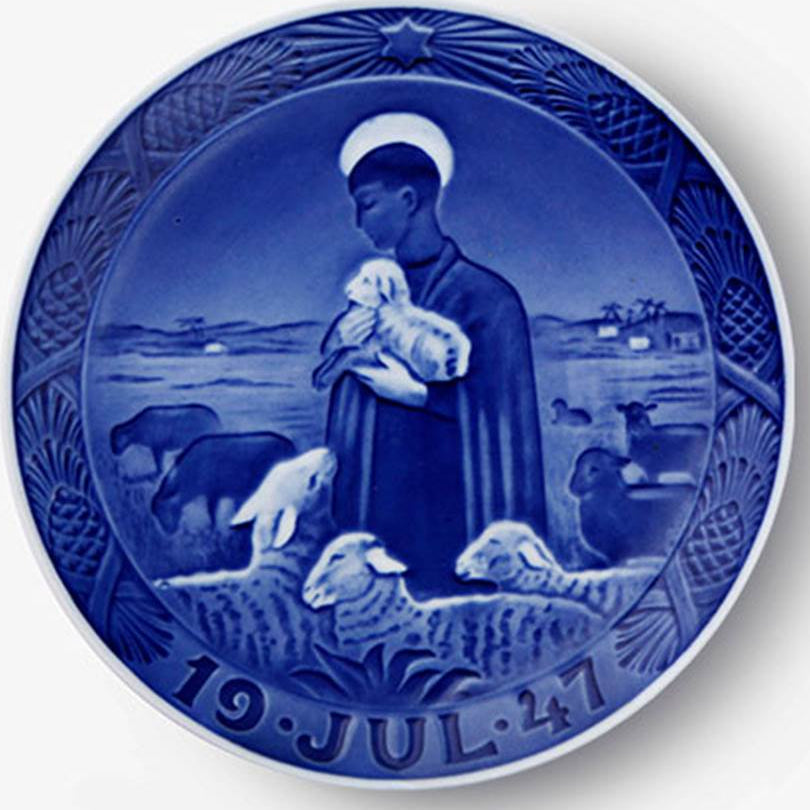1947 Royal Copenhagen Christmas Plate