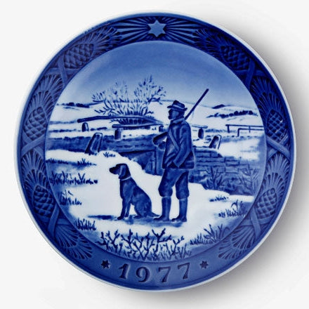 1977年皇家哥本哈根圣诞盘