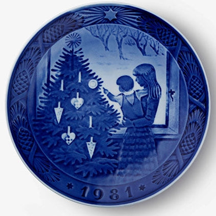 1981年皇家哥本哈根圣诞盘