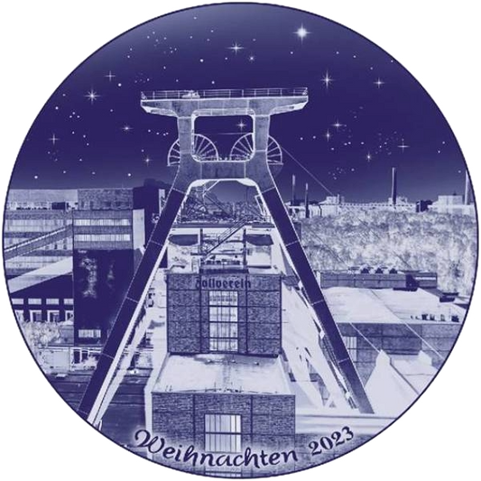 2023 Berlin Design Christmas Plate, German Text