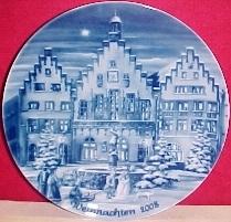2008 Berlin Design Christmas Plate-German Text