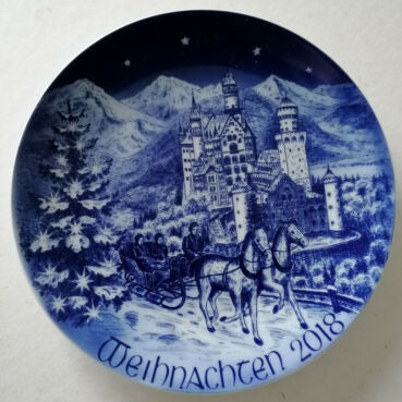 2018 Bareuther Christmas Plate