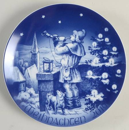 2019 Bareuther Christmas Plate