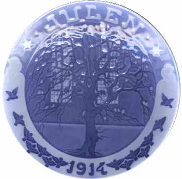 1914 Royal Copenhagen Christmas Plate