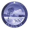1934 Royal Copenhagen Christmas Plate
