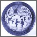 1989 Royal Copenhagen Christmas Plate
