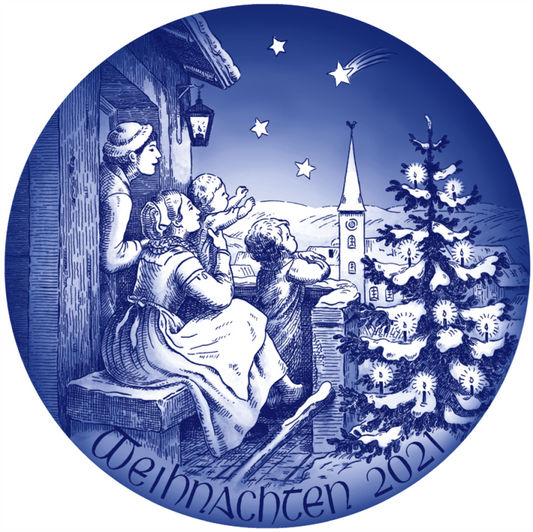 2021 Bareuther Christmas Plate