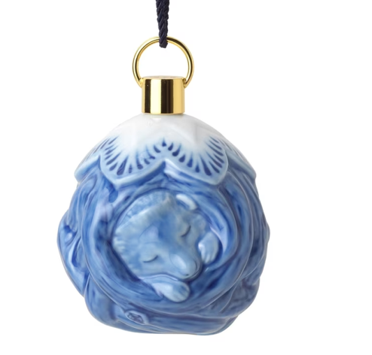 2023 Royal Copenhagen Christmas Hedgehog Ornament Drop